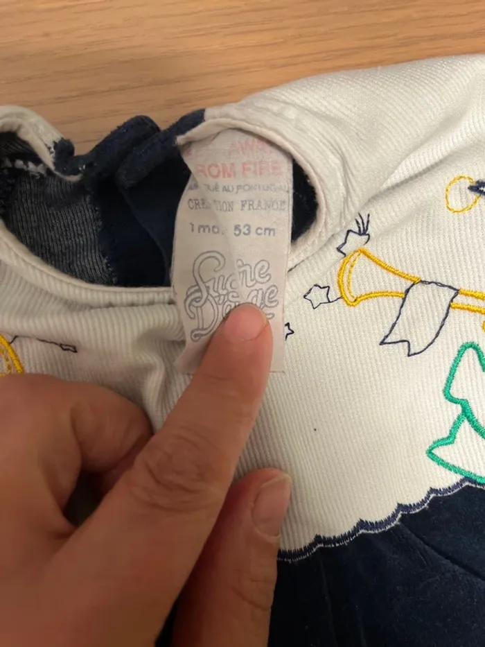 Pyjamas vintage 1 mois garçon bébé - photo numéro 4
