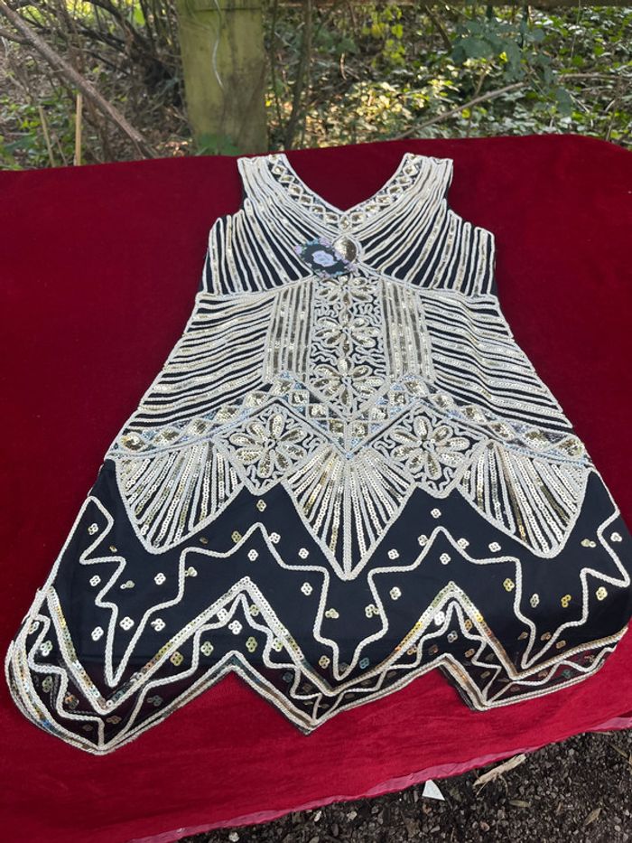 Harilla Robe des années 1920 pour femme  Costume de soirée  pour la plage, les vacances - photo numéro 2
