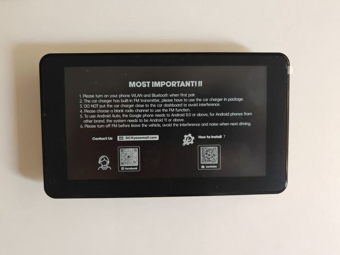 Carplay 7 pouces Bluetooth wifi avec caméra de recul - photo numéro 2