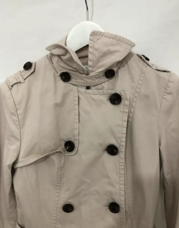 Trench crème avec ceinture Promod taille 38 comme neuf - photo numéro 12