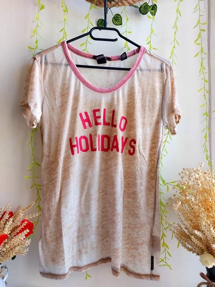 T-shirt Scotch & Soda – S – Crème – État : Excellent