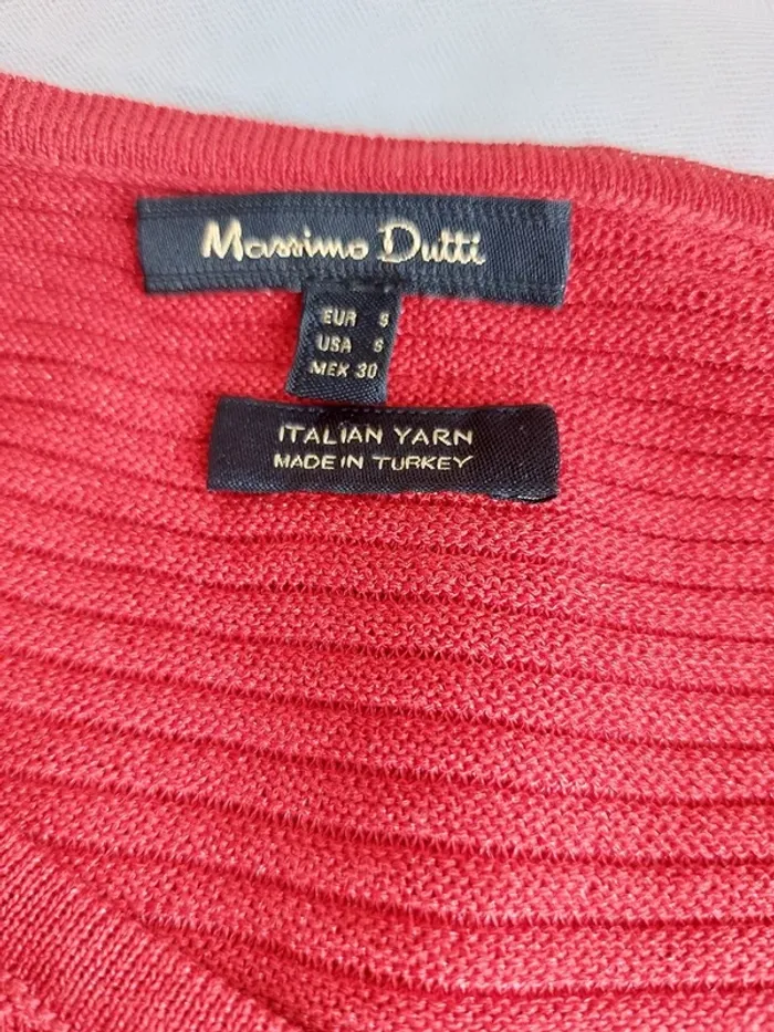 Sweat Massimo Dutti – S – Rouge – État : Excellent - photo numéro 6