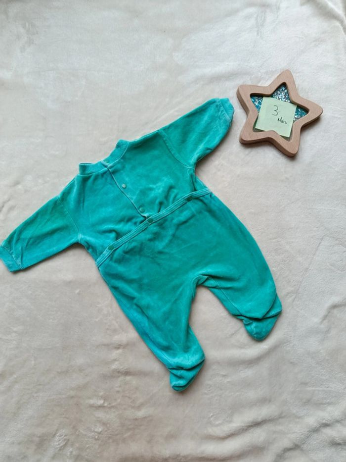 Pyjama velours 3 mois - photo numéro 4