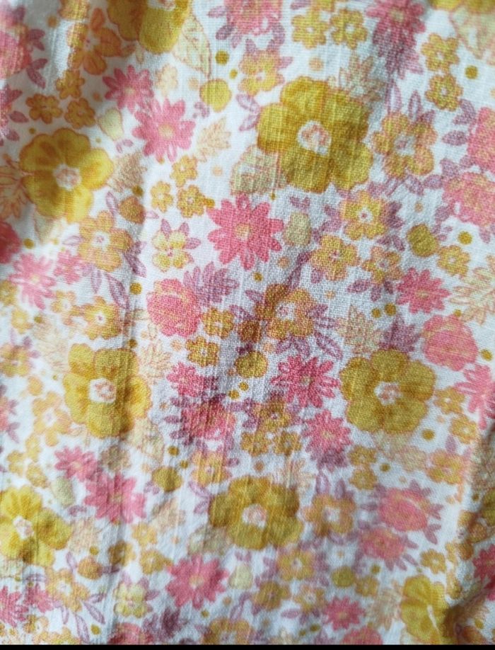 Robe fleur jaune rose - photo numéro 5