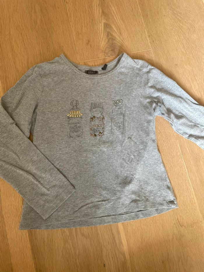 t-shirt manches longues IKKS 8 ans