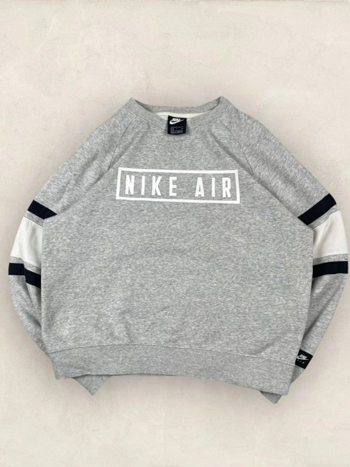 Sweat Nike gris, S, hoodies nike, round Neck, col rond (223)