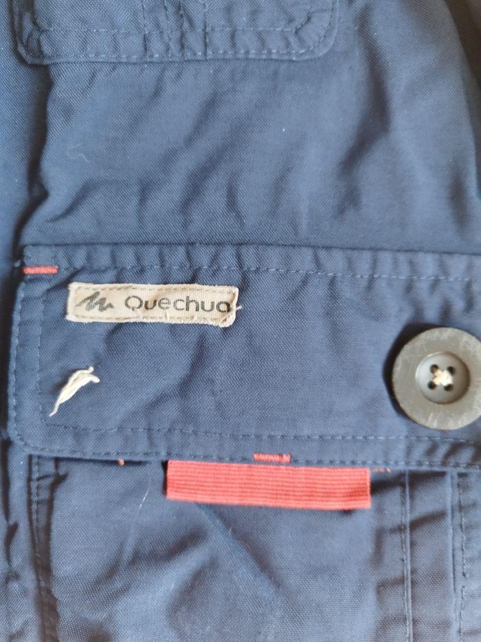 Manteau très chaud pour hiver garçon 4 ans bleu orange Quechua Decathlon - photo numéro 5