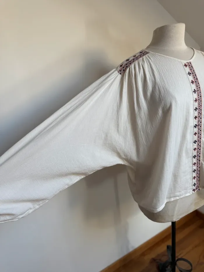 Belle blouse fluide en coton Promod 🌸 XL 42 44 - photo numéro 4