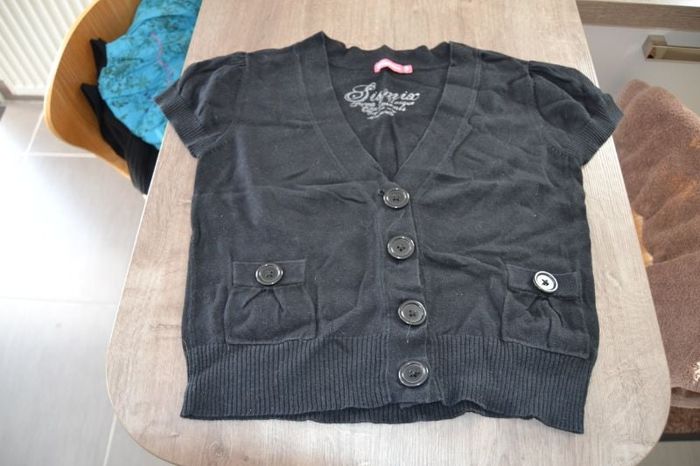 gilet court noir