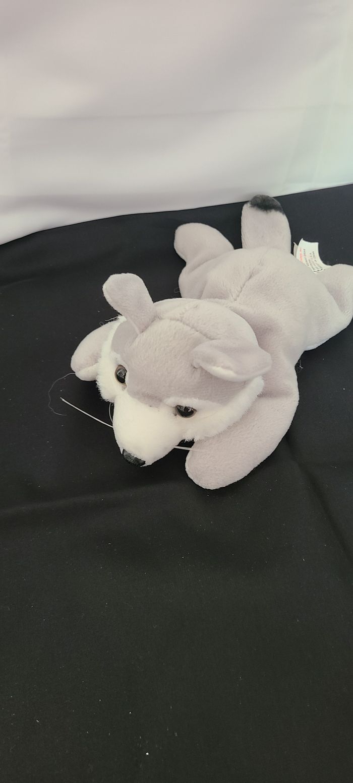 doudou loup corps souple