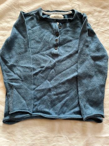 Pull bleu marine Zara 5 ans
