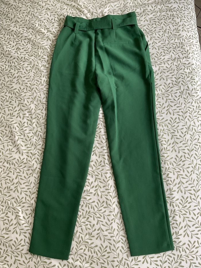 Pantalon léger vert taille 34 Kiabi - photo numéro 4