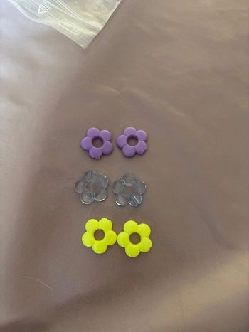 Fleurs pour anneaux oreilles