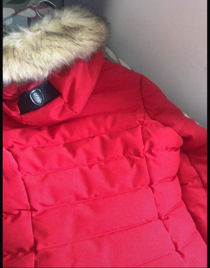 Doudoune manteau rouge de marque  Forestland - photo numéro 2