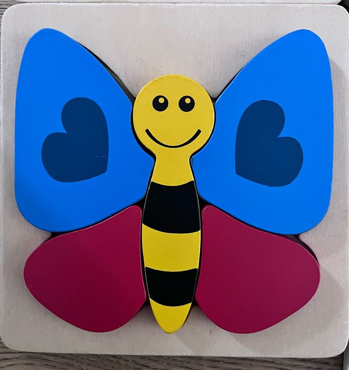 Lot de 5 puzzles en bois - photo numéro 2