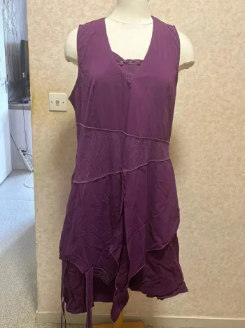 Robe violette taille 44 marque c.b fashion