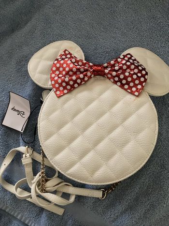 Sac bandoulière blanc minnie