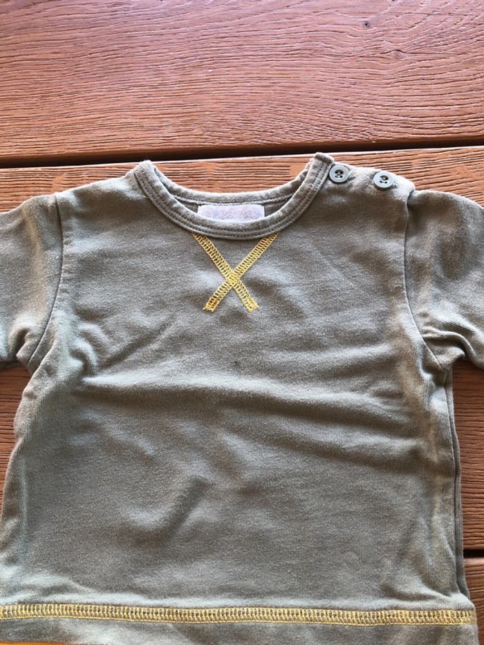 Lot 6 t-shirts 1 a 3 mois - photo numéro 5