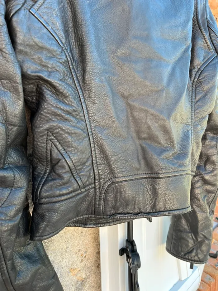Veste en cuir Balenciaga - photo numéro 4
