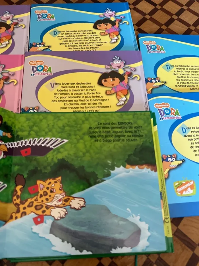 Lot de 8 livres cartonnés Dora L’Exploratrice - photo numéro 3