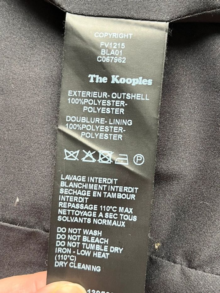 Veste blazer motif plume the Kooples XS - photo numéro 8