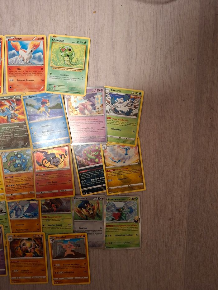 Lot 500 cartes pokemon tout types, états, années et séries - photo numéro 10