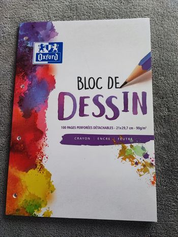 Bloc de dessin perforé Oxford