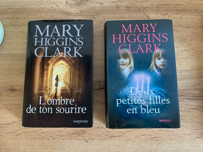 Lot de 2 livres Mary Higgins Clark