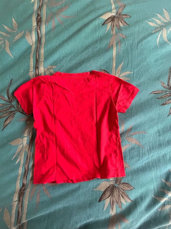 Tee shirt rouge BKL wear 4 ans - photo numéro 3