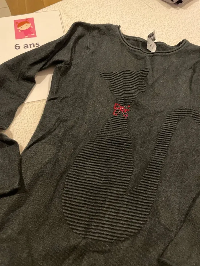 Pull chat noir 6 ans