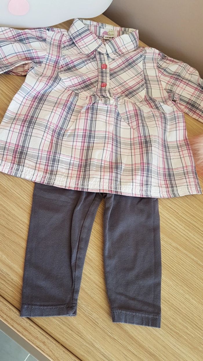 Ensemble tunique et leggin long 6 mois - photo numéro 3