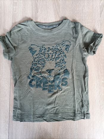 Tee shirt vert kaki - 6 ans garçon