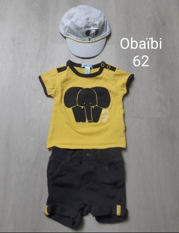 Ensemble 3 pièces Obaïbi taille 63