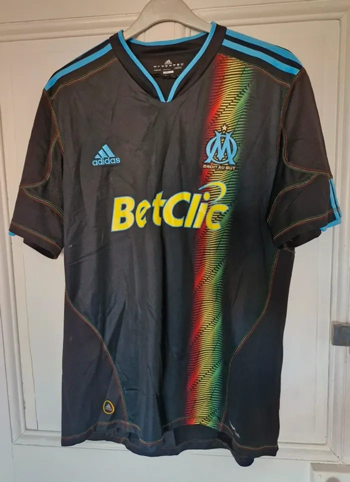 Maillot Shirt Football Adidas Olympique de Marseille OM 2010 2011 Taille L