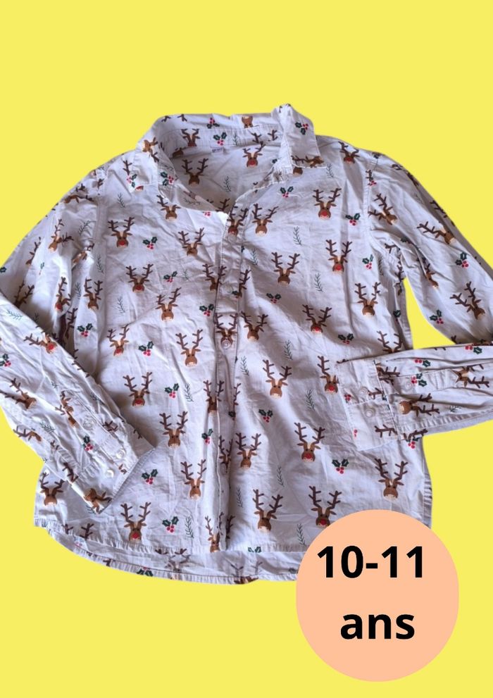 Chemise Noël 10/11 ans Bonprix