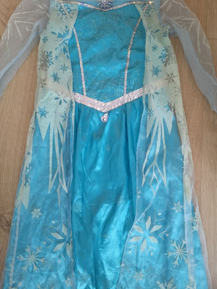 Robe déguisement Elsa la reine des neiges - photo numéro 3