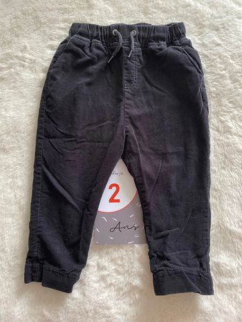 Pantalon velours noir