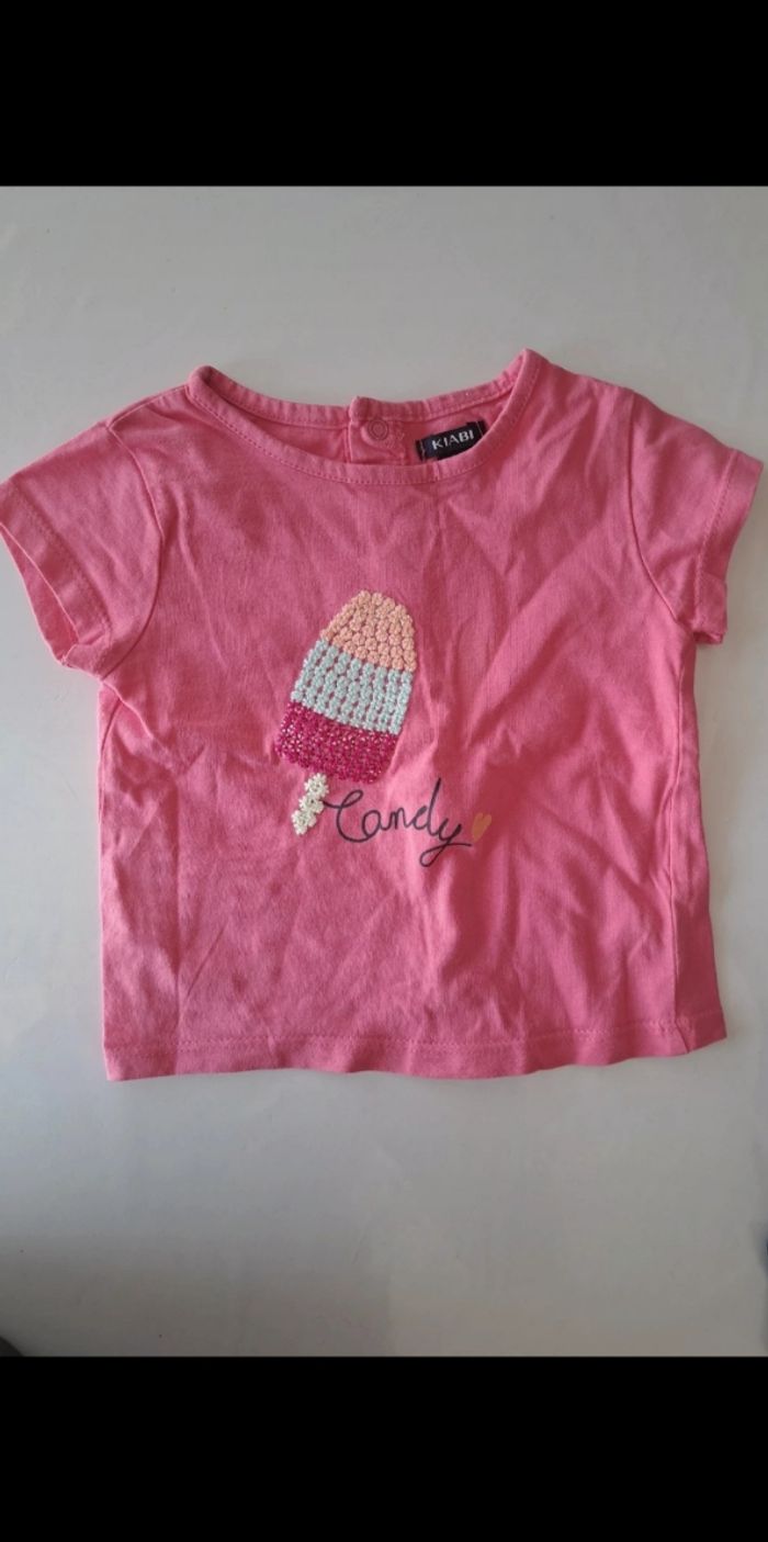 Tee-shirt fille 6 mois