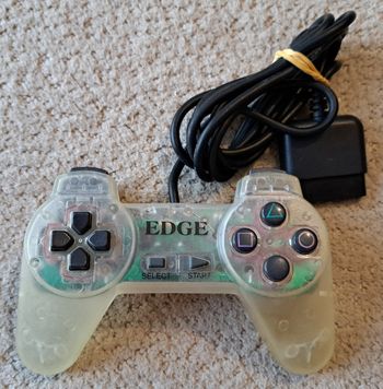 🎮 Manette Edge transparente Sony PlayStation 1 PS1