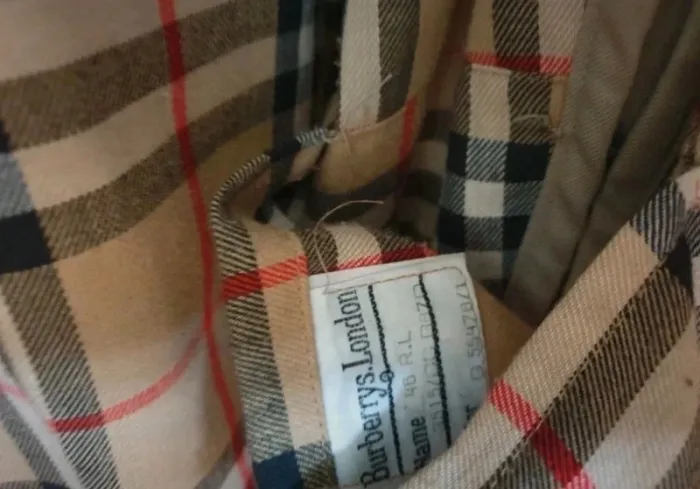 Trench Imper Parka Gabardine coton Burberry Taille L - photo numéro 5