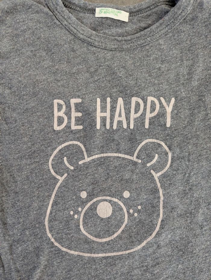 đ Lot 5 tee-shirts manches longues â 12 mois â Benetton, Vertbaudet, Orchestra, Smiley - TBE - photo numĂ©ro 14