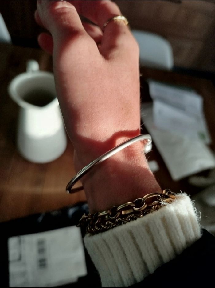 Jonc Pandora en argent - photo numéro 8