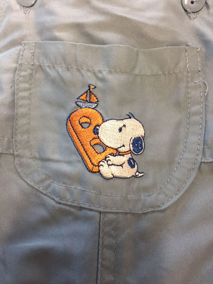 Salopette doublée Snoopy - 6m - photo numéro 4