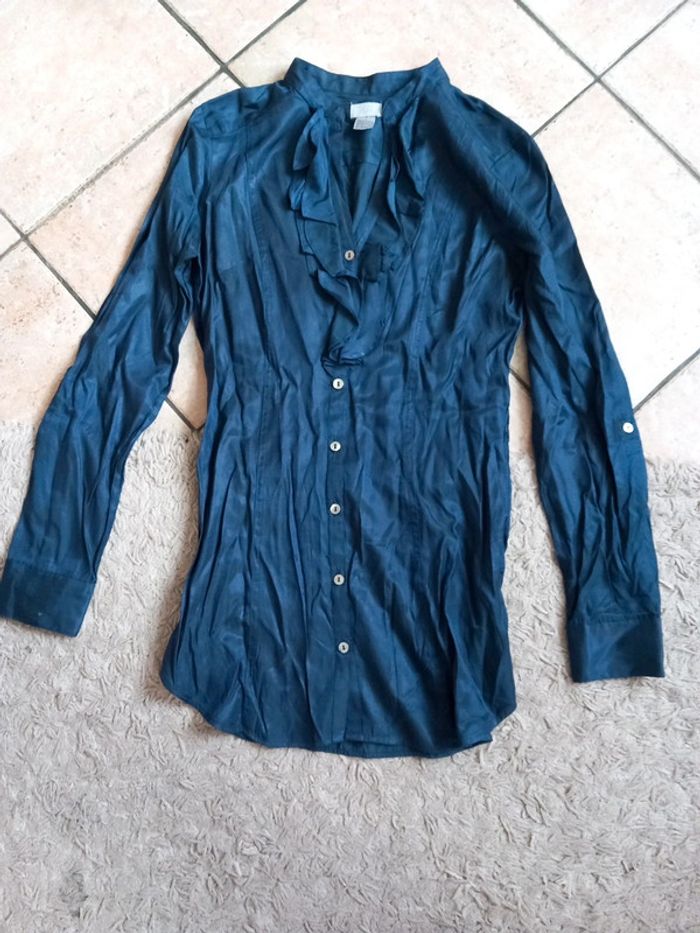 🎀chemise tunique polyester H&M T36