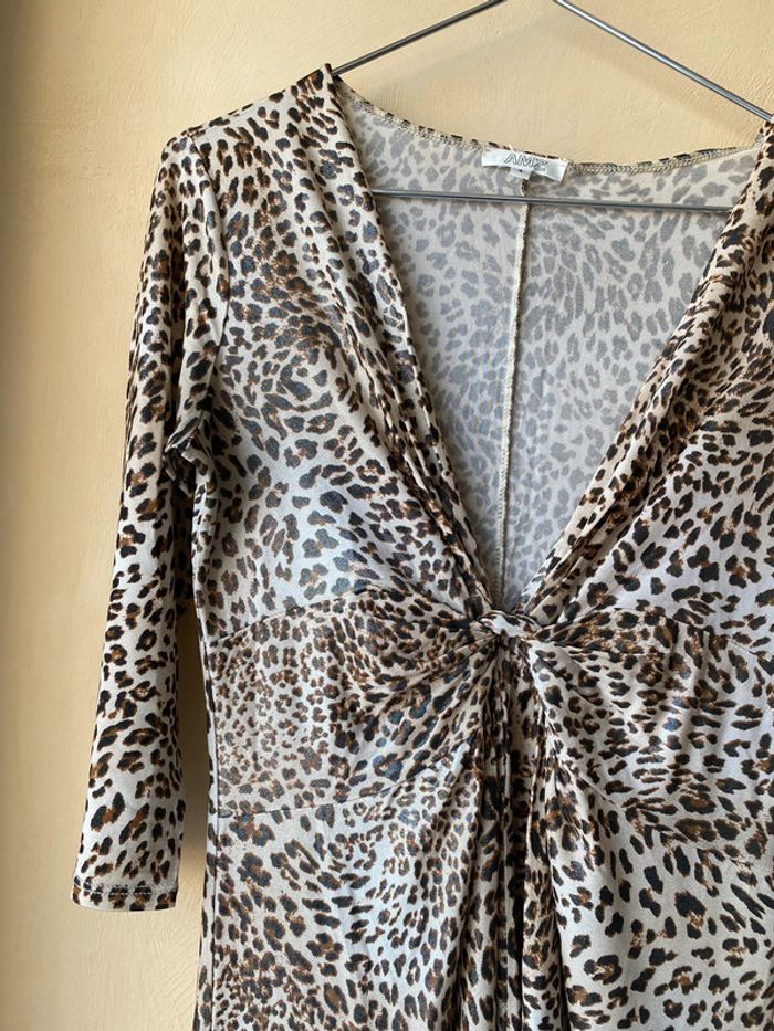 Robe léopard vintage AMZ T4 - photo numéro 2