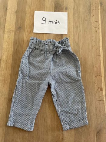 Pantalon fille Vertbaudet 9 mois