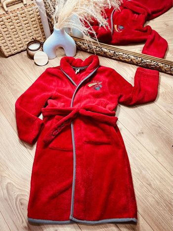 Taille 8 ans robe de chambre piloupilou garçon orchestra rouge 💙