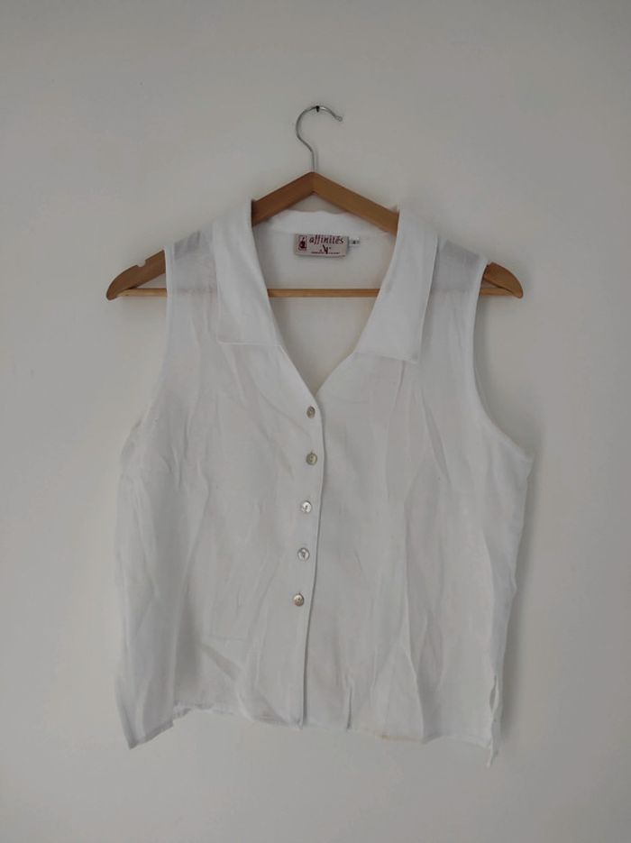 Chemise sans manches