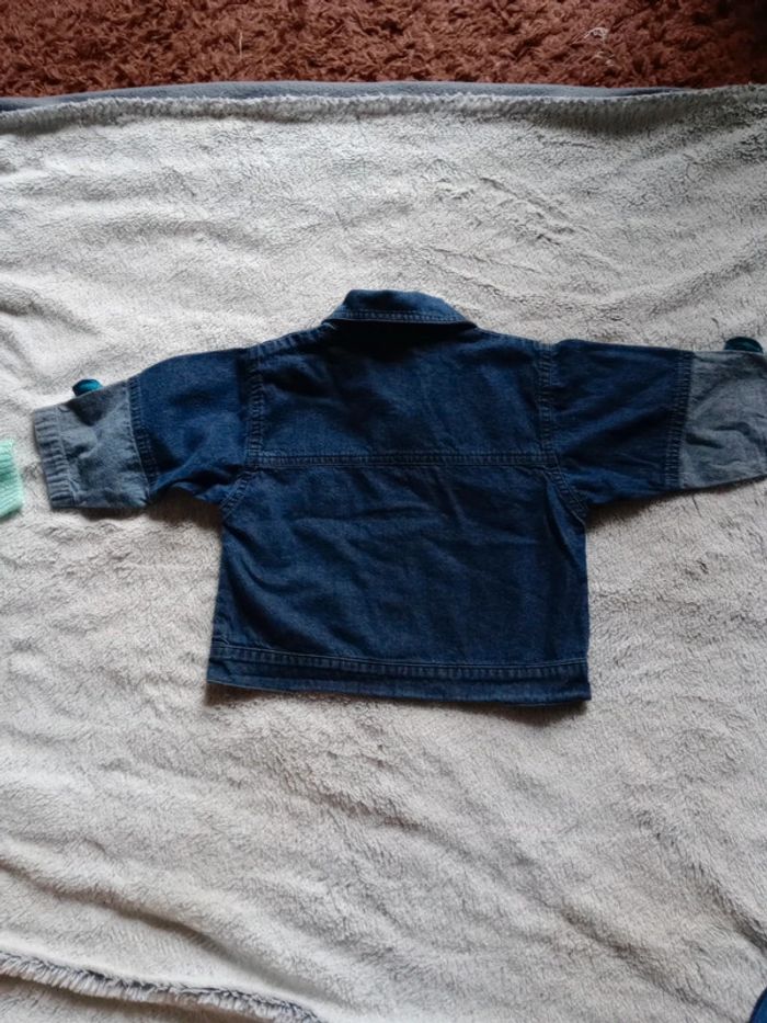 Pull et veste jean 18 mois lot de 2 c21 - photo numéro 6