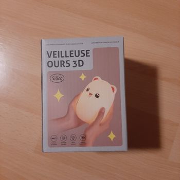 veilleuse ourson en silicone